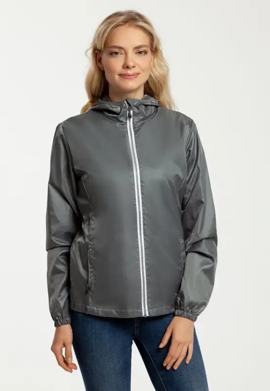 Ветровка женская Fastplant серая, размер S Ветровка женская Fastplant серая, размер S