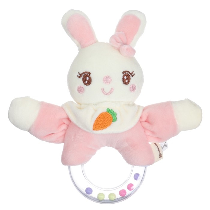 Мягкая погремушка &laquo;Милая зайка&raquo;, от 3 мес., Крошка Я
