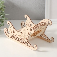 Шкатулка-сани "Змея. Звёздочка 21х10х10,5 см (набор 5 деталей) Шкатулка-сани "Змея. Звёздочка 21х10х10,5 см (набор 5 деталей)