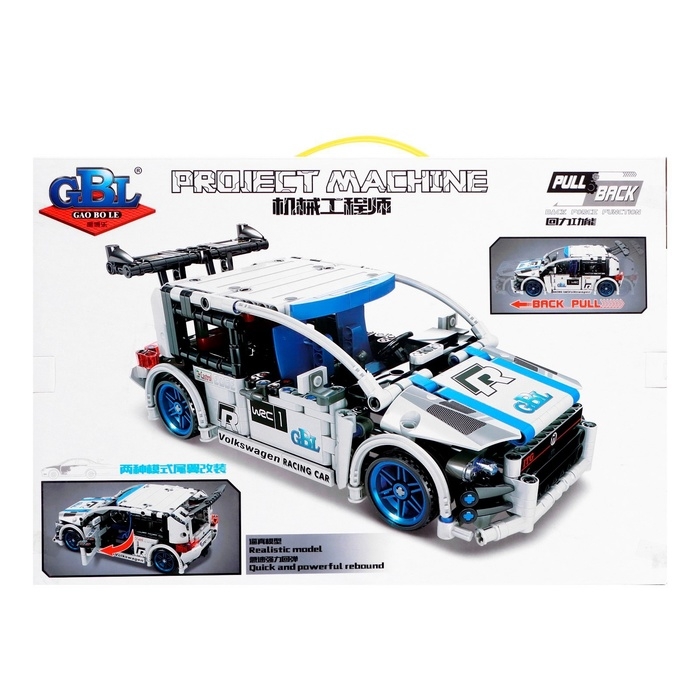 Конструктор гоночная машина GAO BO LE Project Machine, инерционный, 572 детали, 6+ Конструктор гоночная машина GAO BO LE Project Machine, инерционный, 572 детали, 6+