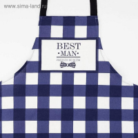 Кухонный набор Best man, 3 предмета: фартук 70х60 см, прихватка 20х20 см, полотенце 35х60см