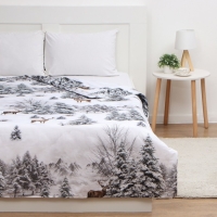Пододеяльник &laquo;Этель&raquo; Snow forest, 175х215 см, хлопок 100%, поплин 125 г/м2