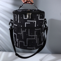 Сумка-футляр &laquo;Геометрия&raquo;, 2 люверса, d = 21 &times; 23 см, цвет разноцветный