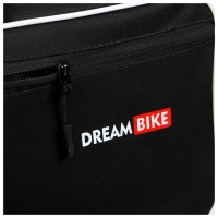 Велосумка Dream Bike под раму, 41х19х5, цвет чёрный/белый Велосумка Dream Bike под раму, 41х19х5, цвет чёрный/белый