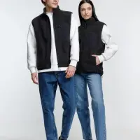 Жилет унисекс Fury BW, темно-серый (графит), размер S