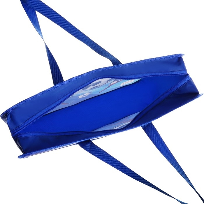 Папка с ручками пластиковая А4, 37 х 22 х 5 см Папка с ручками пластиковая А4, 37 х 22 х 5 см "Футбол"