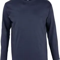 Футболка мужская с длинным рукавом Monarch 150 темно-синяя, размер M