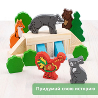 Конструктор &laquo;Сказки. Зайкина избушка&raquo;, 24 элемента