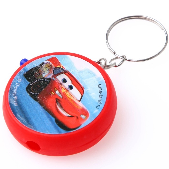 Проектор-брелок &laquo;Тачки&raquo;, свет, цвет красный