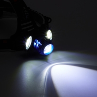 Фонарь налобный аккумуляторный "Мастер К", 1200 мАч, 4 режима, 7.5 х 8 см Фонарь налобный аккумуляторный "Мастер К", 1200 мАч, 4 режима, 7.5 х 8 см