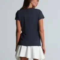 Футболка женская T-bolka Lady, темно-серая (графит), размер M