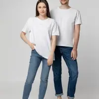 Футболка унисекс Tervu, белая, размер S