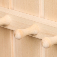 Вешалка 4 крючка, липа "Добропаровъ" Вешалка 4 крючка, липа "Добропаровъ"