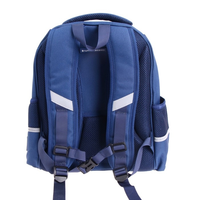 Рюкзак каркасный 36 х 28 х 17 см, + пенал, Bruno Visconti "Корги"