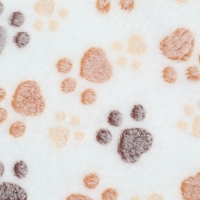 Плед для животных "С любовью", 104 х 72 см, белый Плед для животных "С любовью", 104 х 72 см, белый