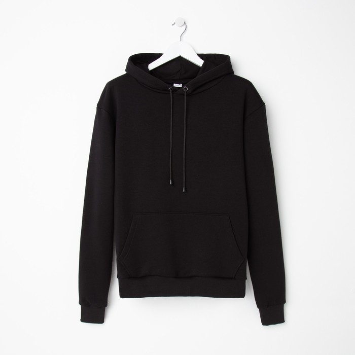 Худи мужское MINAKU: Casual Collection, цвет чёрный, размер 52