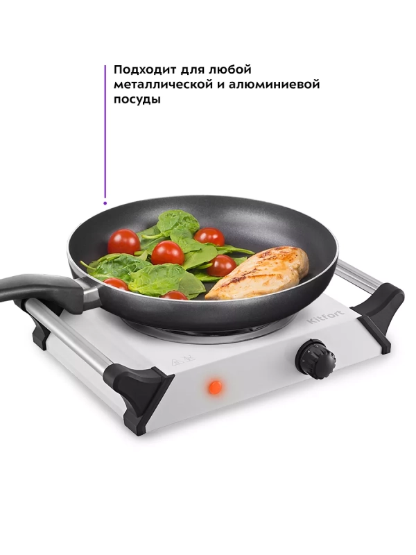 Электрическая плита настольная КТ-182 - 1000 Вт Электрическая плита настольная КТ-182 - 1000 Вт