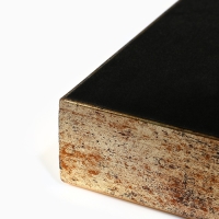 Поднос пластиковый прямоугольный с зеркалом &laquo;Узоры&raquo;, 37 х 37 х 4,5 см сервировочный