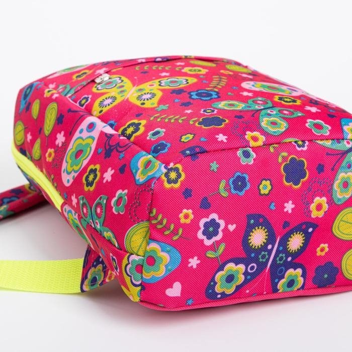 Рюкзак детский на молнии, цвет малиновый Рюкзак детский на молнии, цвет малиновый