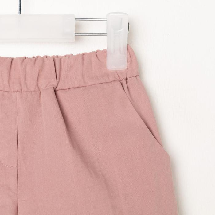 Комплект для девочки (майка и шорты) KAFTAN, р.34 (122-128), розовый