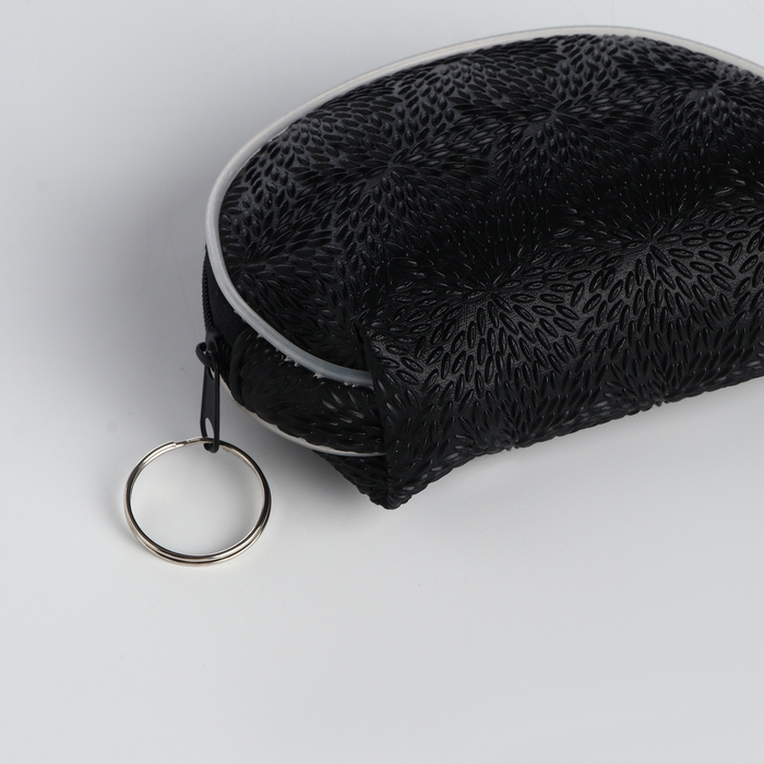 Кошелёк женский на молнии, цвет чёрный Кошелёк женский на молнии, цвет чёрный