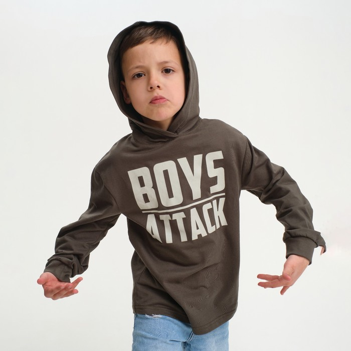 Толстовка детская с капюшоном KAFTAN "Rock on" р. 30 (98-104)