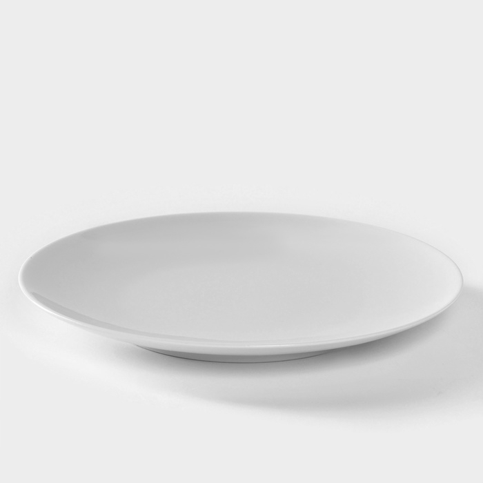 Тарелка фарфоровая «Универсал», d=20 см, белая Тарелка фарфоровая «Универсал», d=20 см, белая