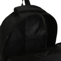 Рюкзак школьный из текстиля на молнии, 5 карманов, цвет чёрный/красный Рюкзак школьный из текстиля на молнии, 5 карманов, цвет чёрный/красный