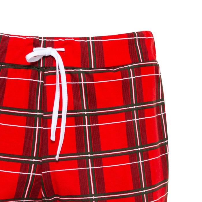 Пижама новогодняя мужская KAFTAN "New year", цвет красный/чёрный, размер 54