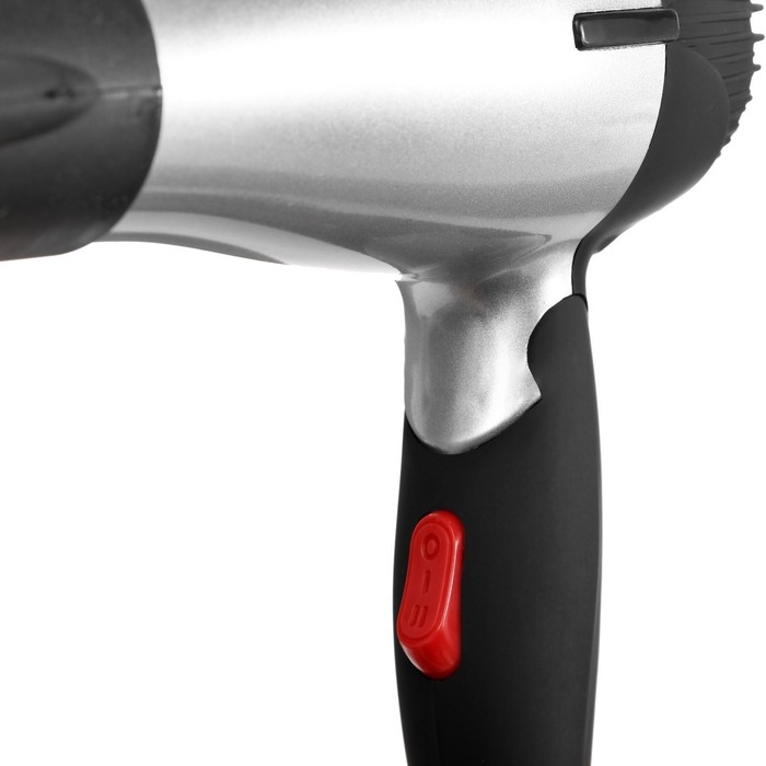 Фен Luazon LF-07, 1200 Вт, 2 скорости, складная ручка, серый