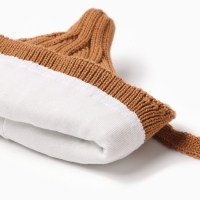 Шапка детская MINAKU р-р 42-44, цвет коричневый Шапка детская MINAKU р-р 42-44, цвет коричневый