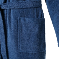 Халат махровый Этель, мужской размер 56-58 цвет синий, 100% хлопок, 320 г/м2 Халат махровый Этель, мужской размер 56-58 цвет синий, 100% хлопок, 320 г/м2