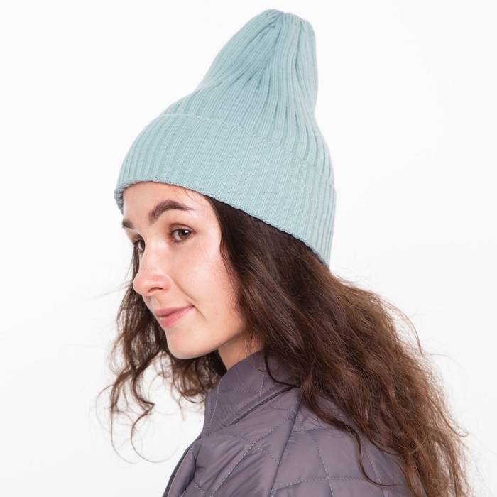 Шапка женская демисезонная, цвет оливковый, размер 52-56 Шапка женская демисезонная, цвет оливковый, размер 52-56