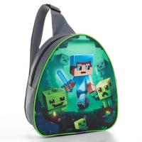 Рюкзак детский для мальчика через плечо &laquo;Пиксельный&raquo;, 23х20,5 см