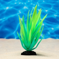 Растение искусственное аквариумное, светящееся, 20 см, зелёное Растение искусственное аквариумное, светящееся, 20 см, зелёное