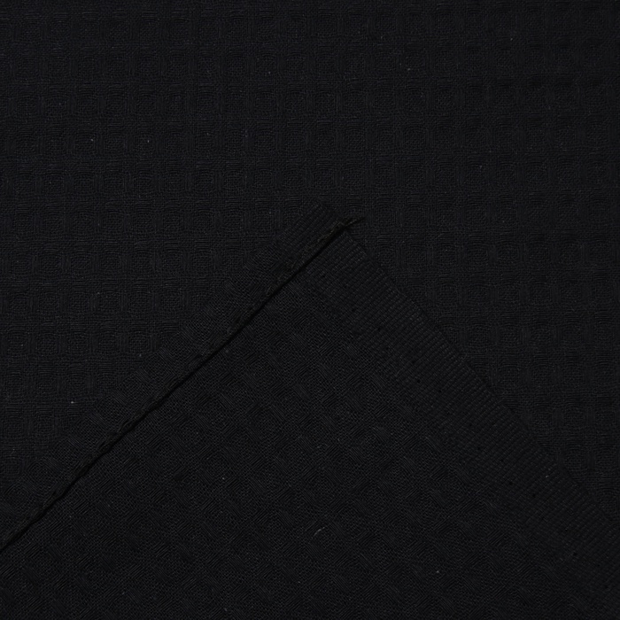 Простыня вафельная для бани Экономь и Я 150х180 см, черный, 200 гр/м2, 100% хл
