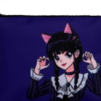 Кошелек детский текстильный "Девочка", 11х9х0,5 см, цвет фиолетовый Кошелек детский текстильный "Девочка", 11х9х0,5 см, цвет фиолетовый