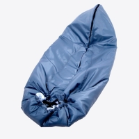 Спальный мешок, размер 230 &times; 100 см., молния по центру, держит тепло до -15 &deg;C, цвет тёмно-серый