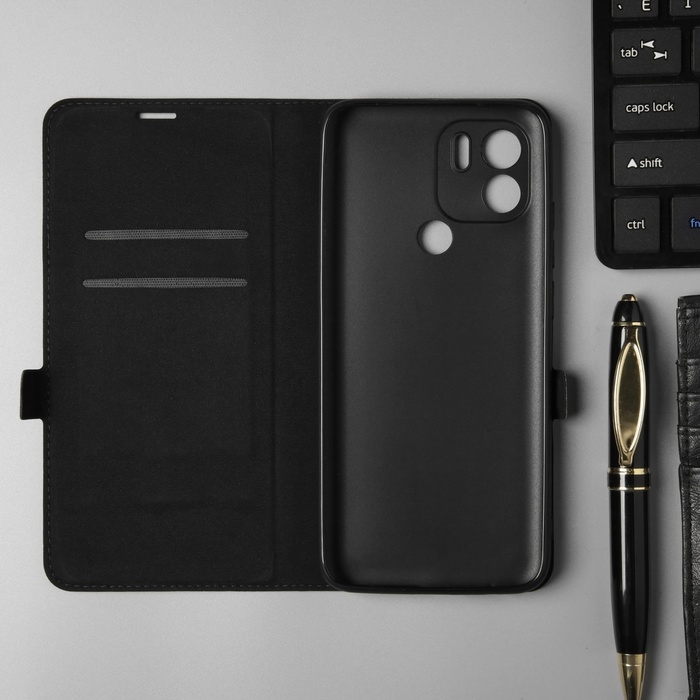 Чехол BoraSCO Book Case для Xiaomi Redmi A1+/A2+, черный