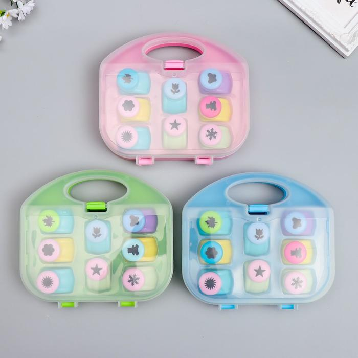 Набор фигурных дыроколов в сундучке (набор 8 шт) МИКС 17х19х4,5 см Набор фигурных дыроколов в сундучке (набор 8 шт) МИКС 17х19х4,5 см