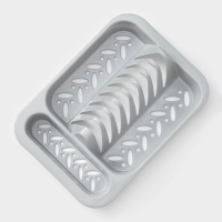 Сушилка для посуды, 33,5×24×5,5 см, цвет серый Сушилка для посуды, 33,5×24×5,5 см, цвет серый