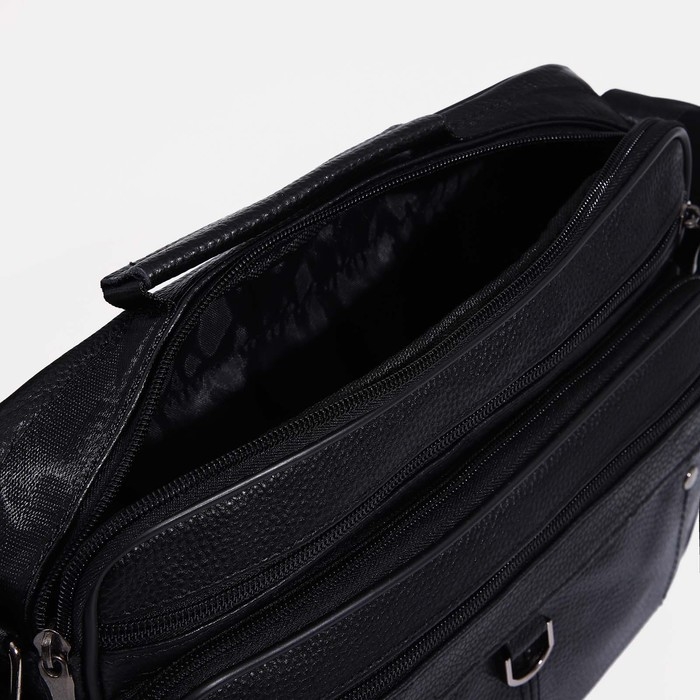 Сумка мужская, цвет чёрный Сумка мужская, цвет чёрный