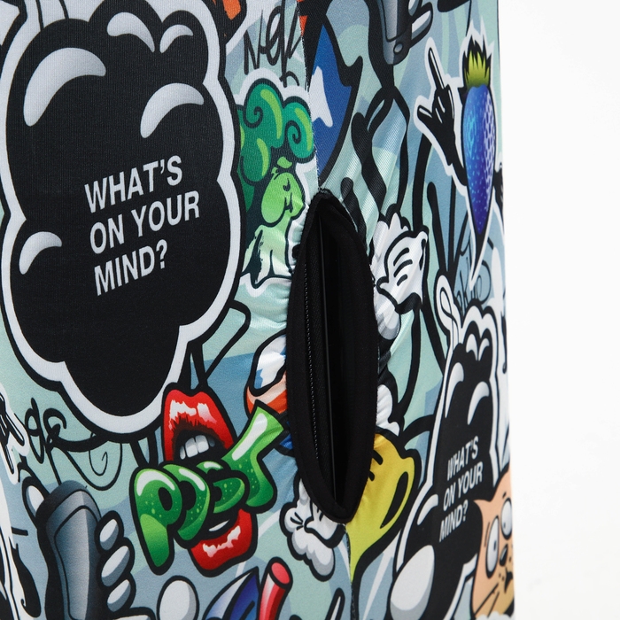 Чехол на чемодан 24 Чехол на чемодан 24", цвет разноцветный