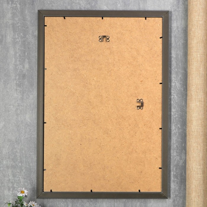 Фоторамка пластик "МИРАМ" 40х60 см, грецкий орех (пластиковый экран)