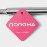 Форма для фрикаделек Доляна &laquo;Металлик&raquo;, 23&times;6,5 см, цвет серебристый