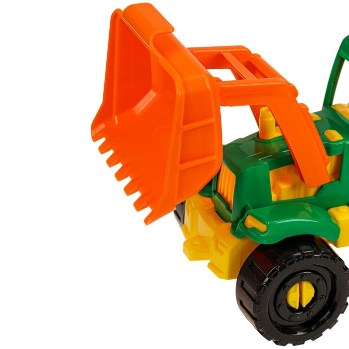 Трактор &laquo;Иван&raquo;, бульдозер с бортовым прицепом, фермерский