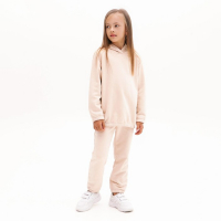 Костюм детский (худи, брюки) Casual Collection KIDS цвет бежевый, рост 128 Костюм детский (худи, брюки) Casual Collection KIDS цвет бежевый, рост 128