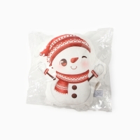 Подушка Этель "Снеговичок" 30х32 см, 100 п/э, велюр Подушка Этель "Снеговичок" 30х32 см, 100 п/э, велюр