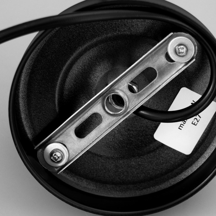 Люстра Бавария XL Подвес BayerLux цвет черный 1х15Вт цоколь E27