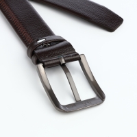 Ремень мужской, ширина 4 см, винт, пряжка металл, цвет коричневый Ремень мужской, ширина 4 см, винт, пряжка металл, цвет коричневый